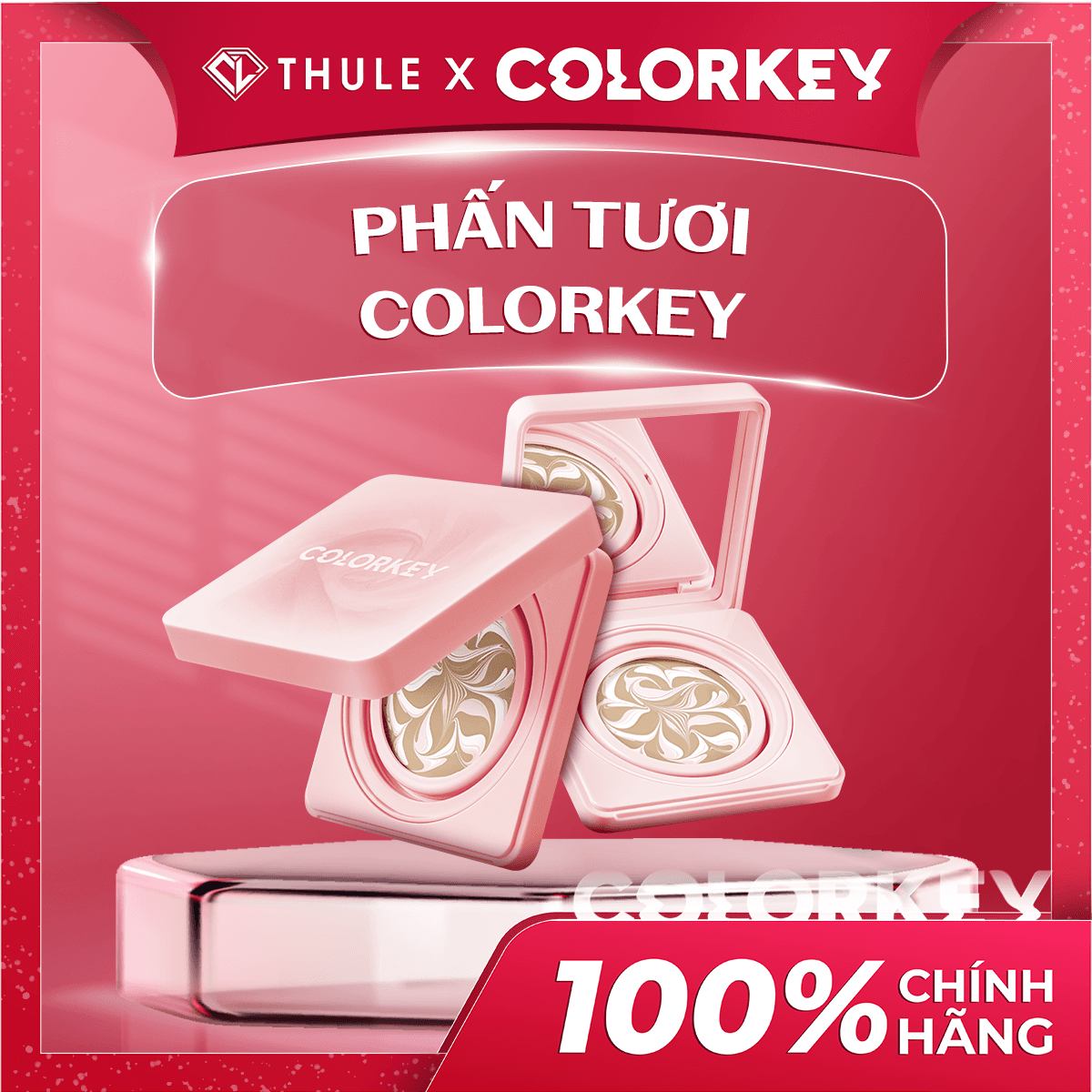 Phấn Tươi Colorkey Watery Essence Foundation Balm 02 - Mềm Mịn Căng Bóng, Kiềm Dầu Tốt, Cấp Ẩm Cho Da
