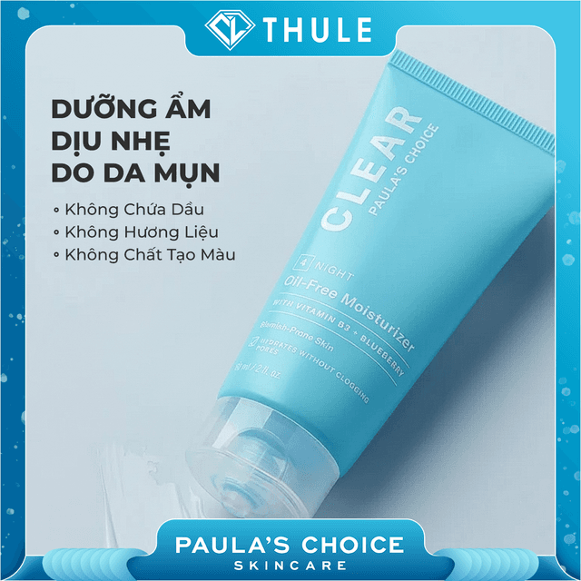 Kem Dưỡng Ẩm Dịu Nhẹ Không Chứa Dầu Dành Cho Da Mụn Clear Oil - Free Moisturizer