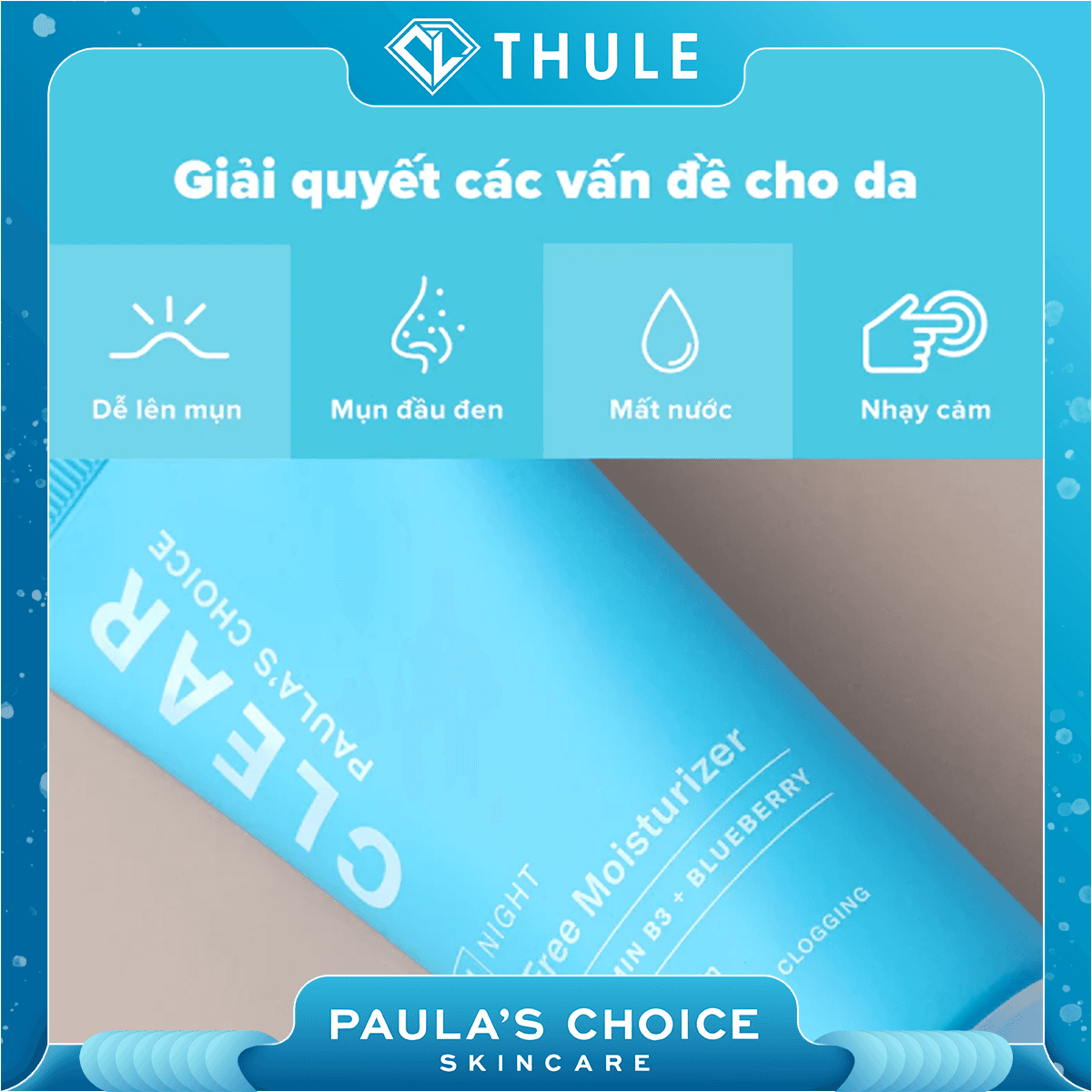 Kem Dưỡng Ẩm Dịu Nhẹ Không Chứa Dầu Dành Cho Da Mụn Clear Oil - Free Moisturizer