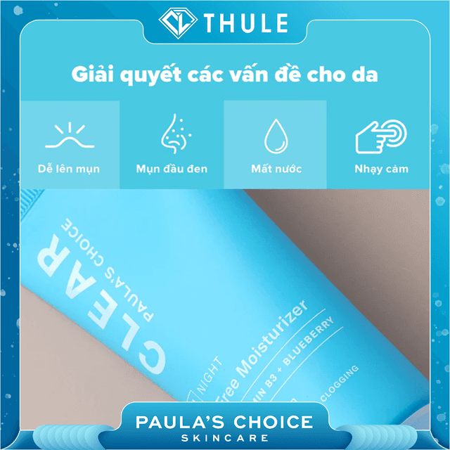 Kem Dưỡng Ẩm Dịu Nhẹ Không Chứa Dầu Dành Cho Da Mụn Clear Oil - Free Moisturizer