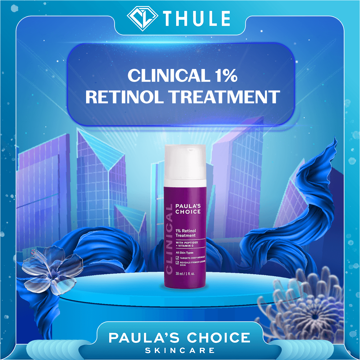 Tinh Chất Làm Mờ Nám, Giảm Nếp Nhăn - Clinical 1% Retinol Treatment