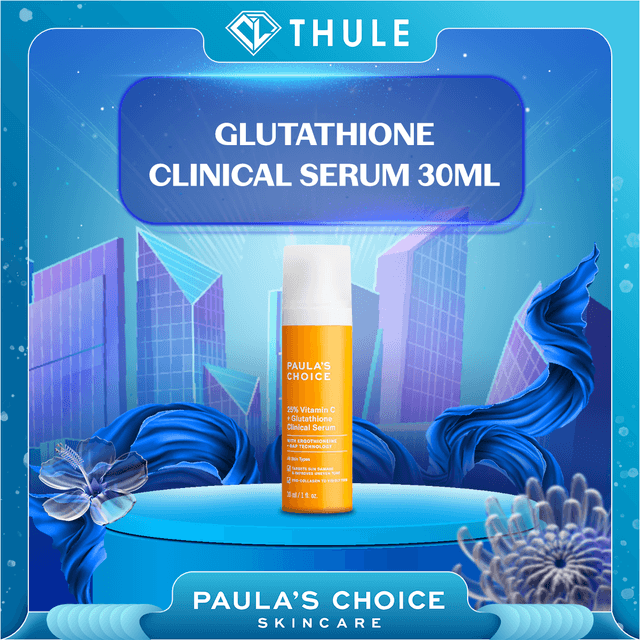 Tinh Chất Làm Sáng Da, Mờ Nám Chuyên Sâu với 25% Vitamin C + Glutathione Clinical Serum 30ml