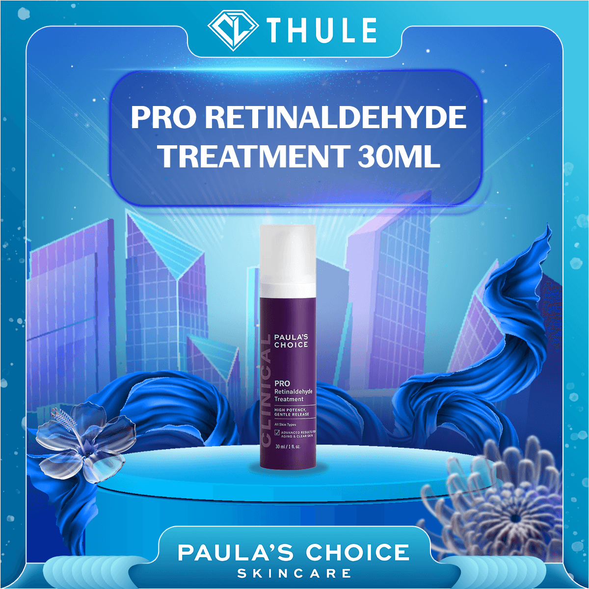 Tinh Chất Chống Lão Hóa Giúp Mờ Vết Thâm Và Nếp Nhăn - Clinical 0.3% Retinol + 2% Bakuchiol Treatment