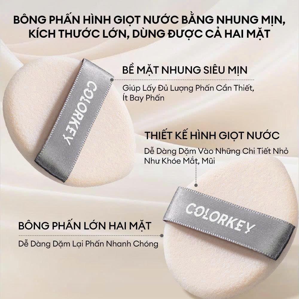PHẤN PHỦ DẠNG NÉN COLORKEY LONG LASTING OIL CONTROL AIRY POWDER