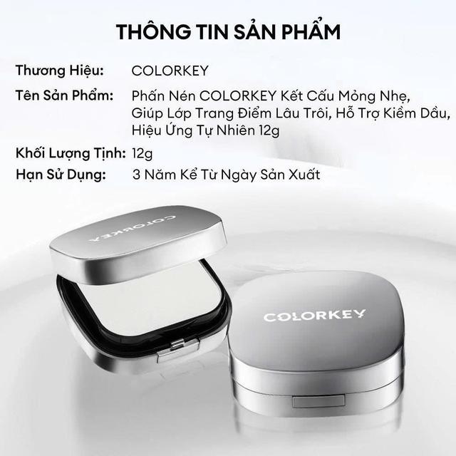 PHẤN PHỦ DẠNG NÉN COLORKEY LONG LASTING OIL CONTROL AIRY POWDER