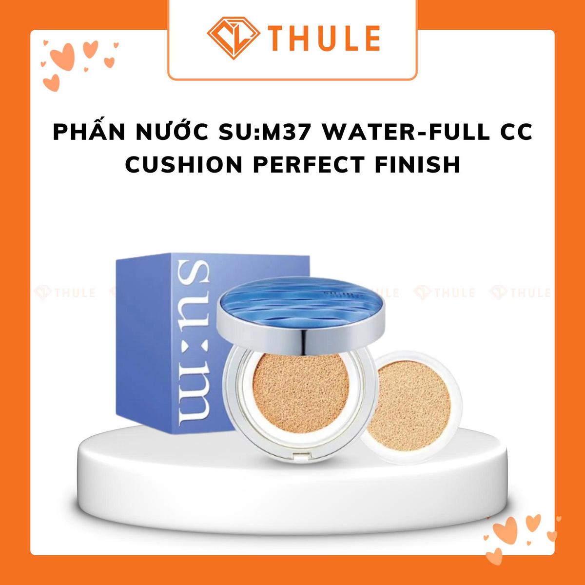 PHẤN NƯỚC CẤP ẨM KIỀM DẦU SU:M37 WATER-FULL CC CUSHION PERFECT FINISH